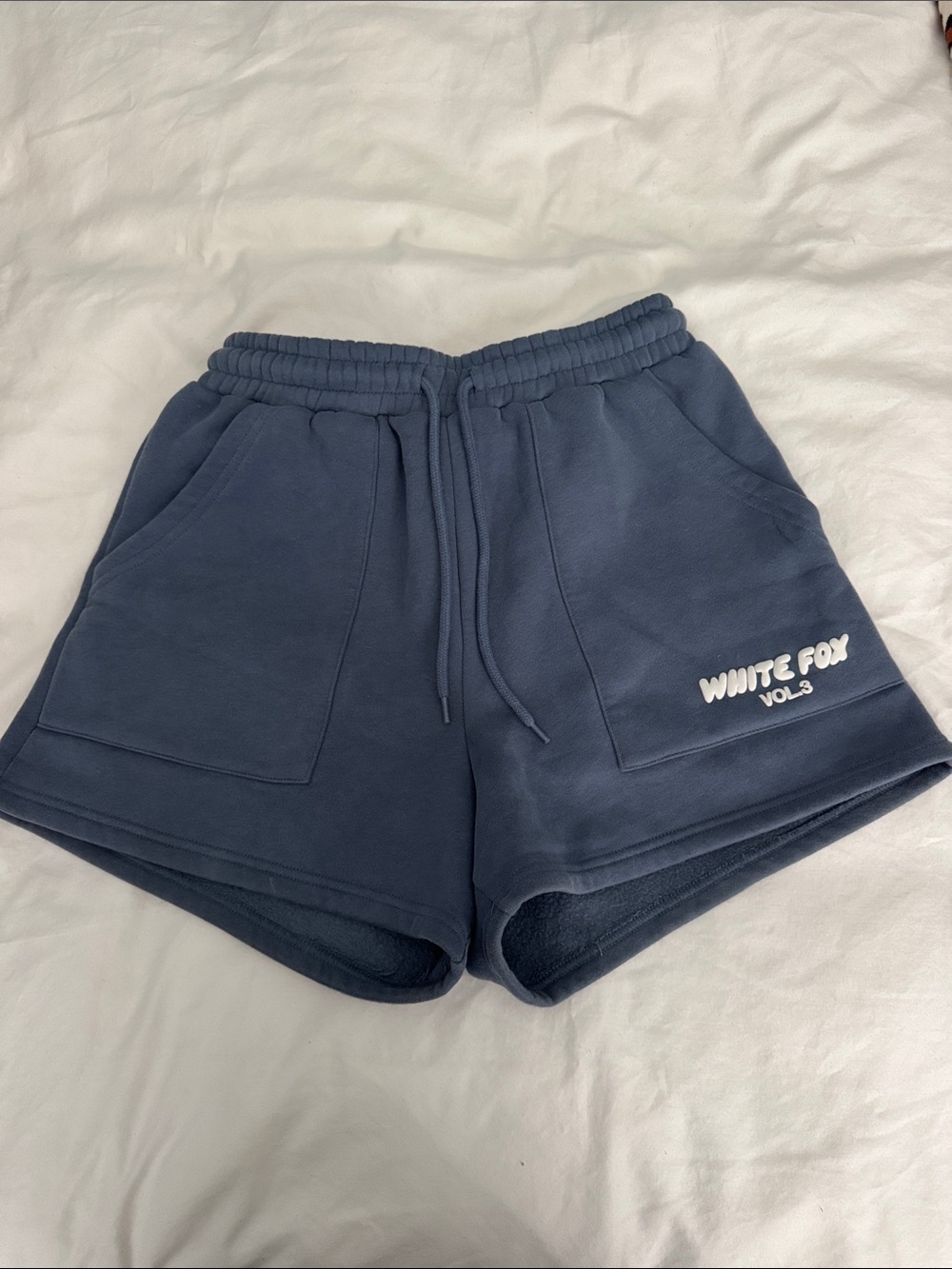 White Fox Sweat Shorts